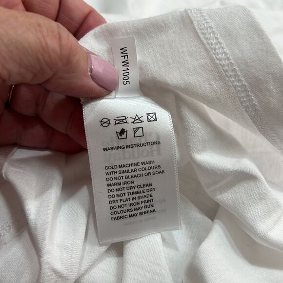 Charlie Holiday Anthropologie Love Revolution boyfriend Tee size 4 NWT - Picture 14 of 14